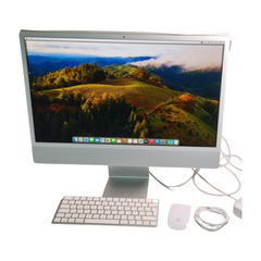 Apple iMac 24" silber - M1, 8 CPU / 8 GPU, 8GB , 256GB , Gb LAN | MGPC3D/A