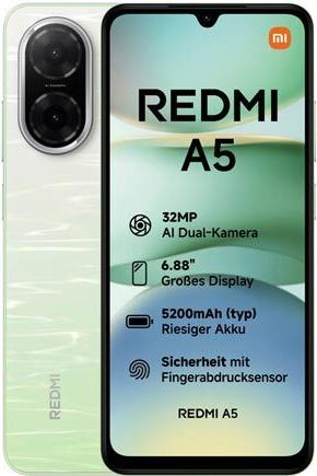Xiaomi Redmi A5 128GB Speicher 4GB RAM Lake Green
