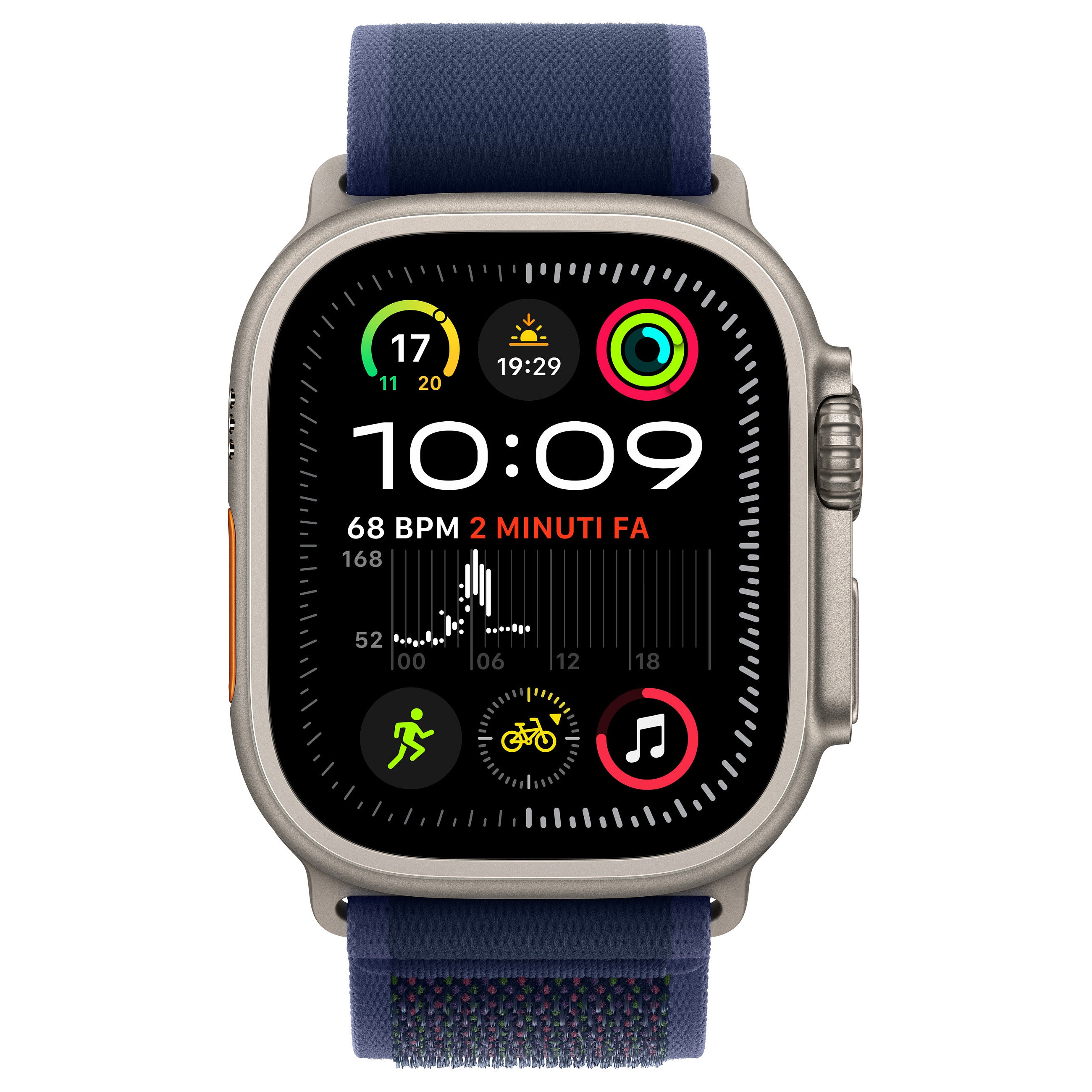 Apple Watch Ultra 3 Titanium Natural Trail Blue
