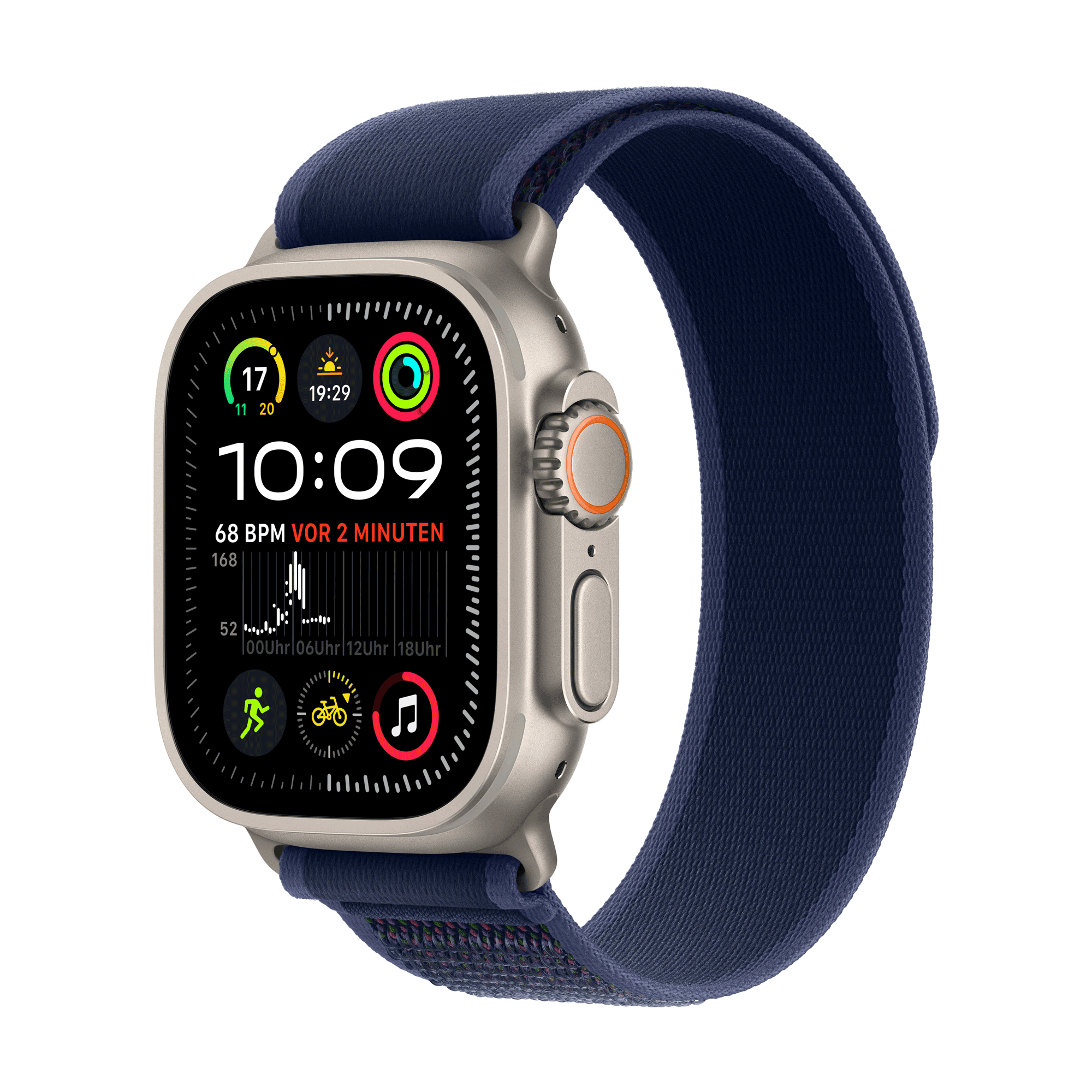 Apple Watch Ultra 3 Titanium Natural Trail Blue