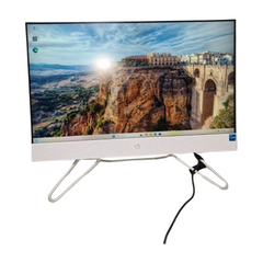 HP All-in-One 24 PC 12 Gen i3-1215U 8x1,2GHz 8 GB RAM 512 GB SSD GPU Intel 3,8GB Weiß