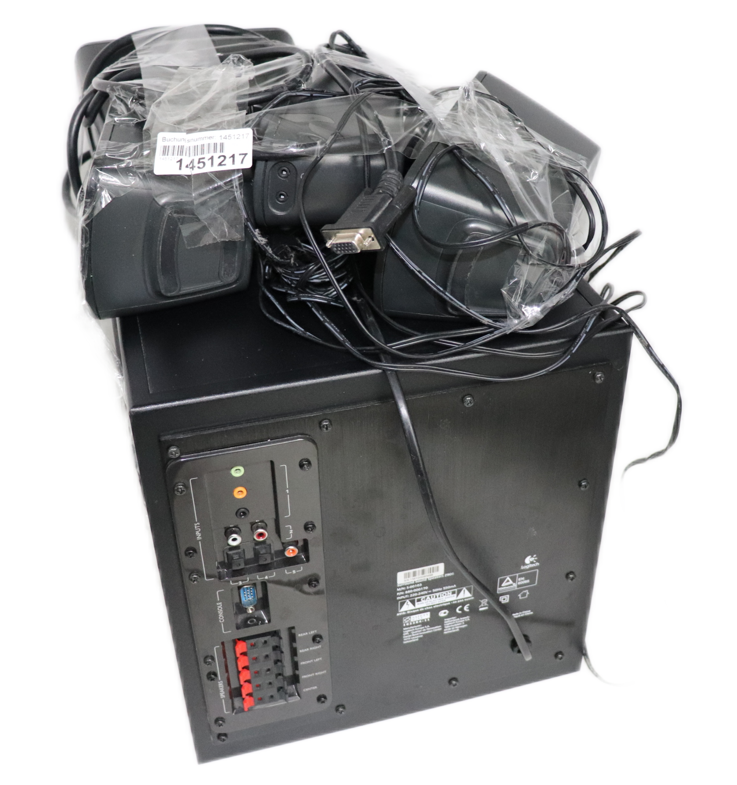 3.1 Logitech Lautsprecher-System Z906 ohne Verpackung