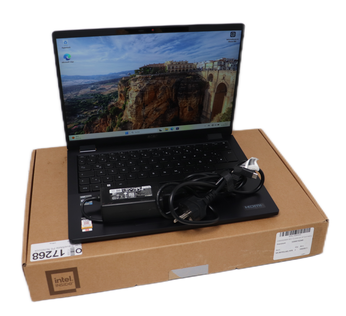 Acer TravelMate P6 TMP614-53-TCO-75N6,  i7-1355U 13 Gen 12x1,70GHz 32 GB 1TB Intel Iris XE 15,8GB Win11