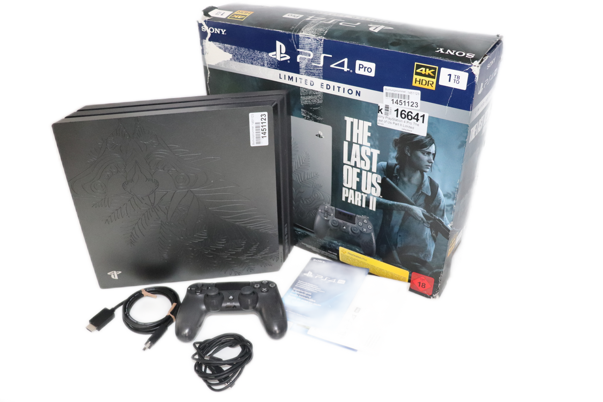 Sony PlayStation 4 Pro The Last of Us Part II Limited Edition 1TB Spielkonsole – Schwarz