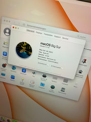 Apple iMac 24 Zoll (256GB SSD, Apple M1, 3,20GHz, 16GB, 2021) Orange