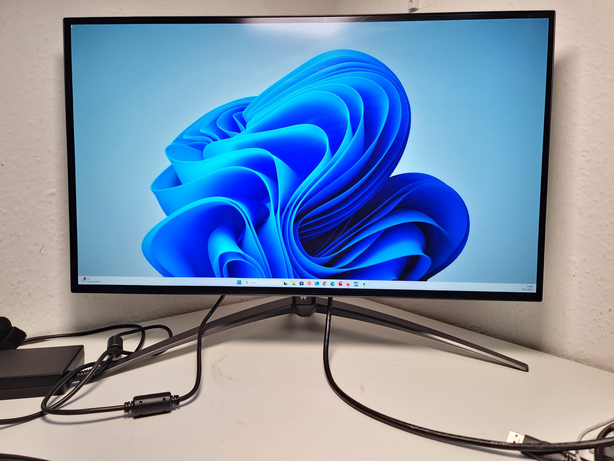 Acer Predator X27U 27 Zoll Class WQHD Gaming-LED-Monitor - 16:9 Format - Schwarz - 67,3 cm (26,5 Zoll) Viewable - OLED - 2560 x 1440 Pixel Bildschirmauflösung - 1,07 Milliarden Farben - FreeSync Premium (DisplayPort VRR) - 1000 cd/m² - 0,03 ms - GTG Refre