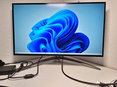 Acer Predator X27U 27 Zoll Class WQHD Gaming-LED-Monitor - 16:9 Format - Schwarz - 67,3 cm (26,5 Zoll) Viewable - OLED - 2560 x 1440 Pixel Bildschirmauflösung - 1,07 Milliarden Farben - FreeSync Premium (DisplayPort VRR) - 1000 cd/m² - 0,03 ms - GTG Refre